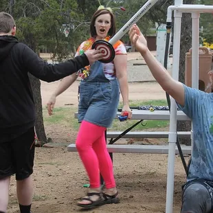 Much fun with our Reverse Dunk Tank from Awesome Family Entertainment... Columbus Ohio 614.224.9568 www.ColumbusParties.com