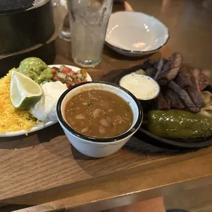 Steak fajitaa