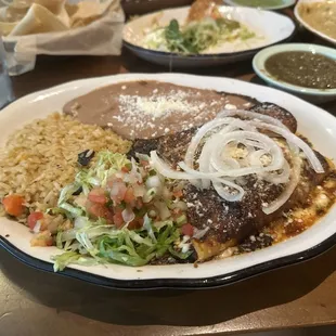 Chicken Mole Enchiladas