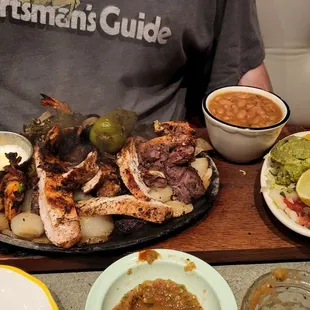 The mixed grill fajita.