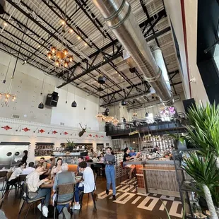 Interior is big! Great for groups and maybe events.