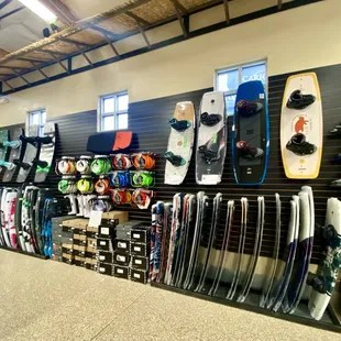 Our Pro Shop is fully stocked with Ronix, Hyperlite, Radar, HO Skis, and Mission Boat Gear.