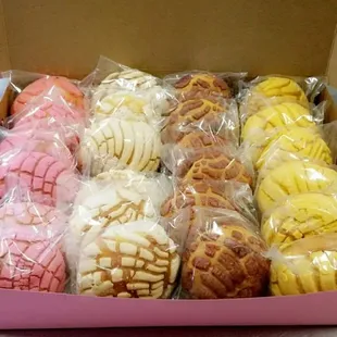 a variety of pastries