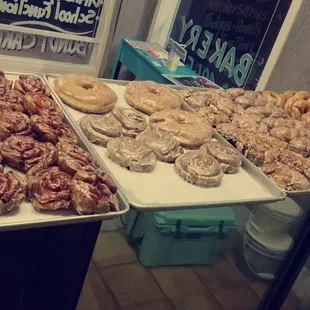 Delicious donuts hot and fresh everyday