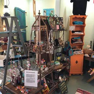 a room full of items