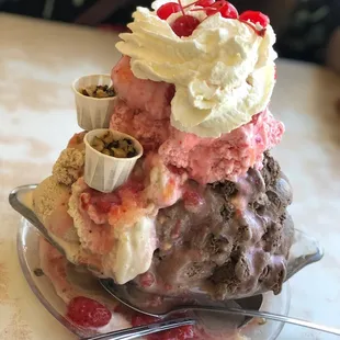 SOS - super oversized sundae! Very much as advertised.