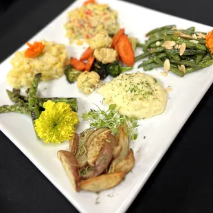 Potato and Veggie Platter