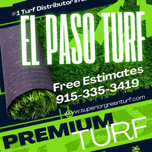 #1 turf suppplier in El Paso!!