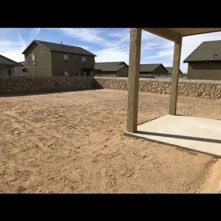 Before ....just dirt.