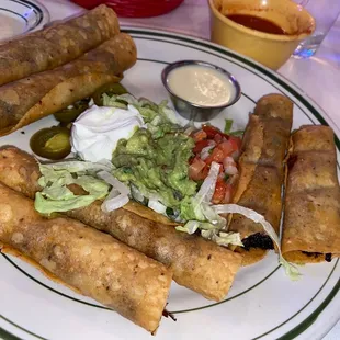 1/2 dozen taquito&apos;s $14.50