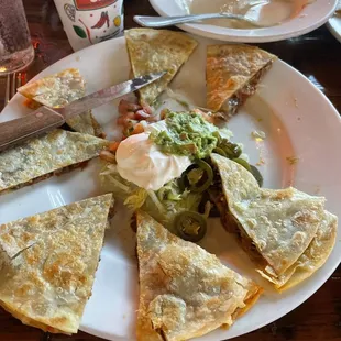 Brisket quesadilla
