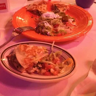 Spinach Quesadillas