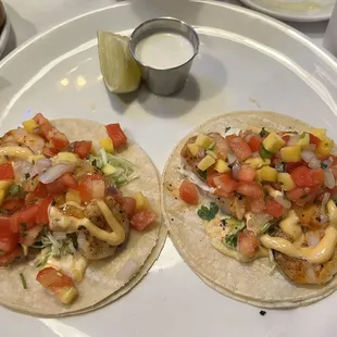 Baja Tacos with Shrimp