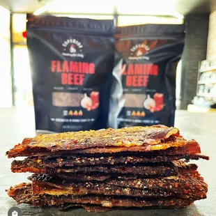 Our Spiciest Jerky, Flaming Beef