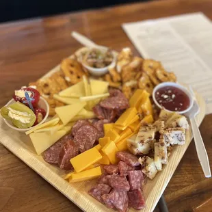 Charcuterie board! Delicious