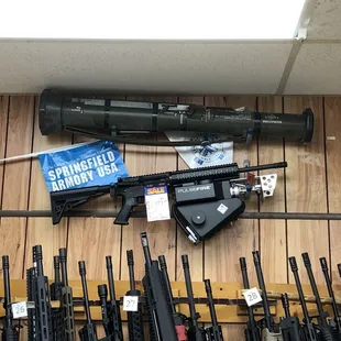 At4 tube and ar15 with flame thrower