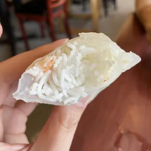 1A. Goi Cuon (2) - like 99% vermicelli noddles lol