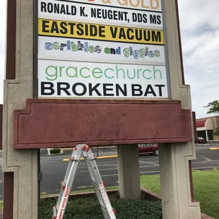 Broken Bat is open for business and more visible than ever with their new signage!