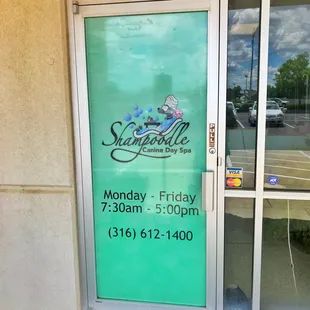 That door never looked so good!  Go check out our friends at Shampoodle!