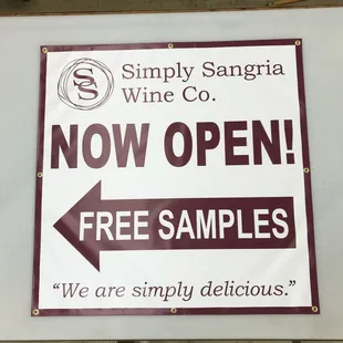 Seriously, the best Sangria you can buy, made right here in Wichita!  We got to print this banner for them!
