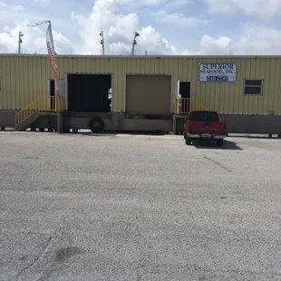 This is a picture of the actual building we sell our shrimp out of.