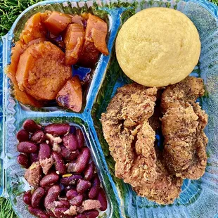 Lemon pepper chicken tenders plate