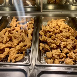 Fried fish and shrimp