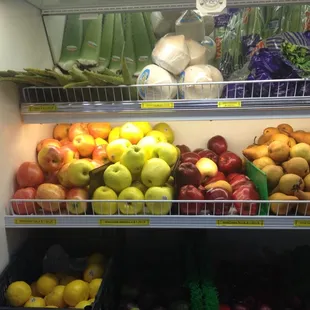 a variety of fruits and vegetables