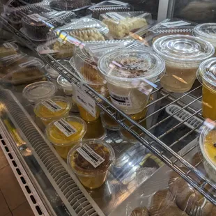 a variety of baked goods