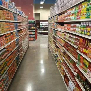 a grocery store aisle