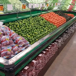 a produce section