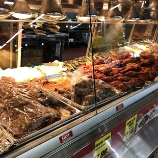 a variety of food items