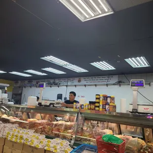 the inside of a grocery store