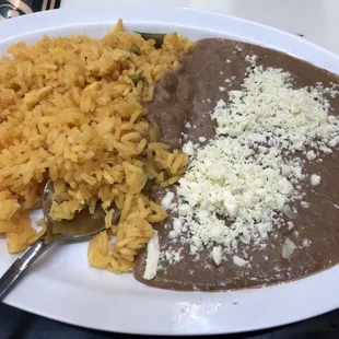 Arroz y frijoles