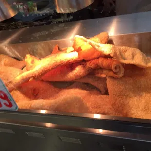 The BIGGEST pork rind I&apos;ve ever seen