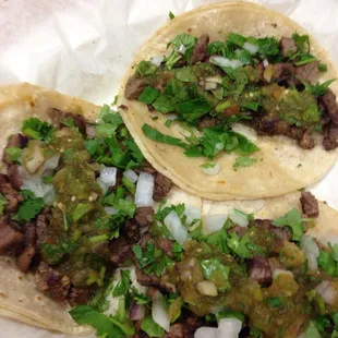 Beef tacos, delicious!