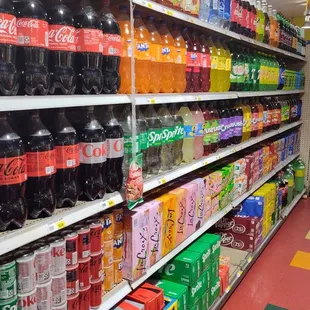 Drinks organized and clean