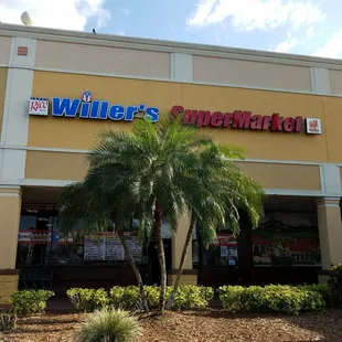 the exterior of a store