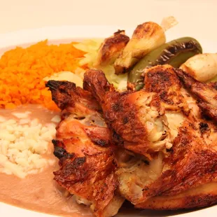 Grilled Chicken! This and other great Mexican food.