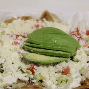 Quesadillas de Maiz! De Tinga Y Rajas con queso.