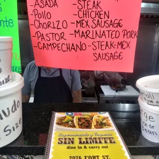 tacos, outside