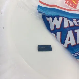 a plastic bag of chips