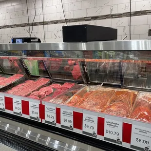 a display of meat