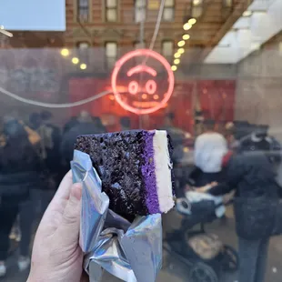 Ube Ice Cream Sandwich