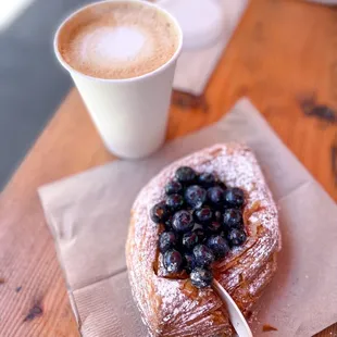 Blueberry danish