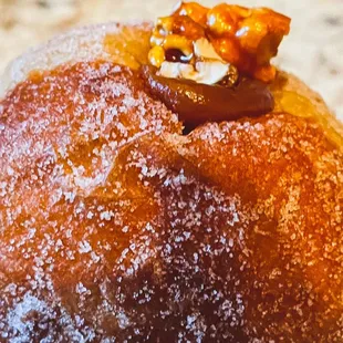 Caramel corn doughnut, $5 + tax + tip