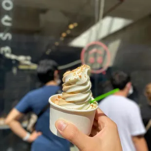 Croissant Butter Soft Serve, Dulce De Leche Soft Serve