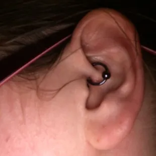 Daith piercing by Eric