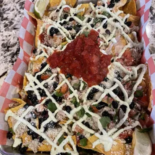 Chicken nachos