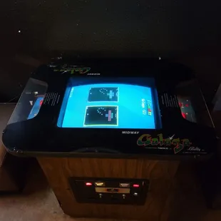 a video game on a table